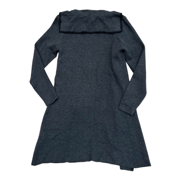 Alyx Charcoal Grey Knit Open Front Cardigan - Size Small - Picture 5 of 5